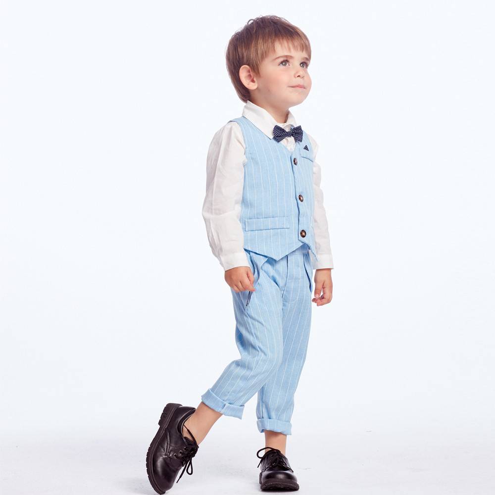 Baby Boy’s Gentleman Suit with Bow