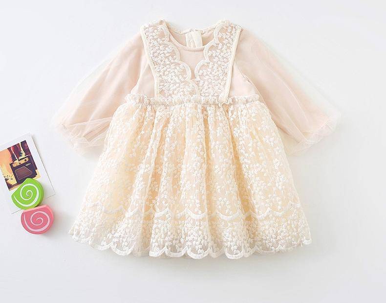 Long Sleeved Dress For Toddler Girl