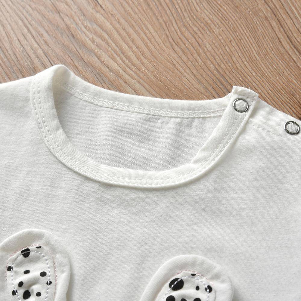 Baby Girl’s Printed Sweatshirt, Pants and Headband 3 Pcs Set