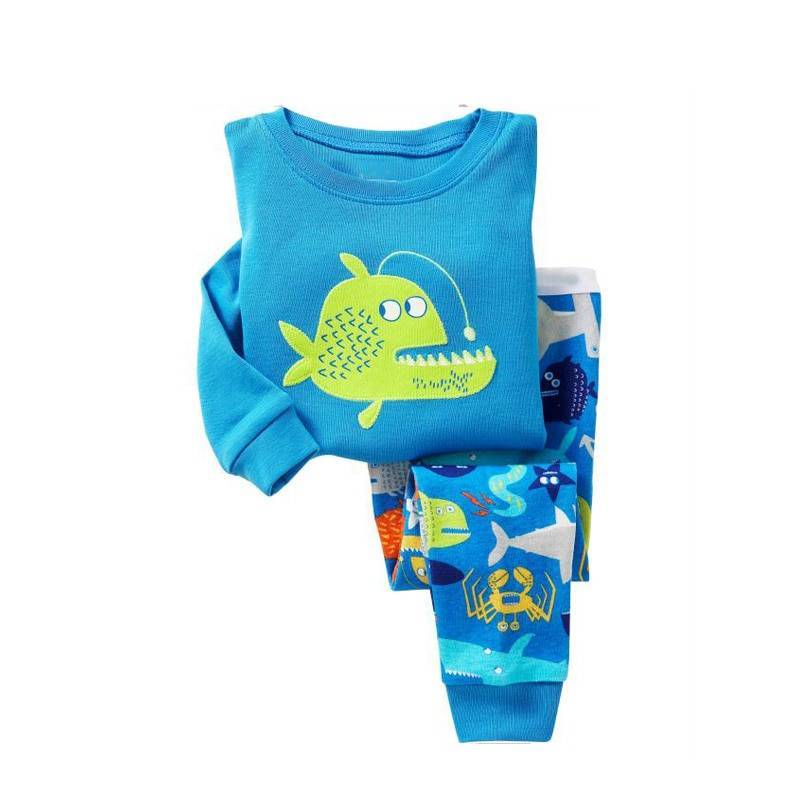 Kid’s Colorful Printed Cotton Pajamas