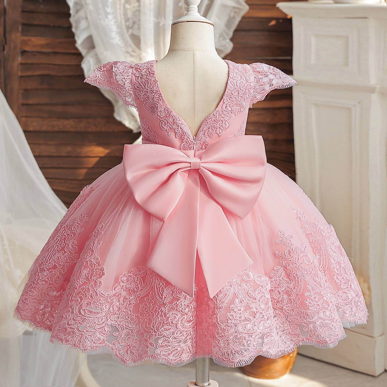 Girls Lace Party Dress