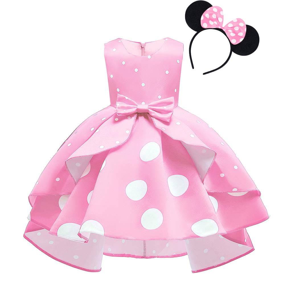 Fancy Minnie Dress Set with Headband