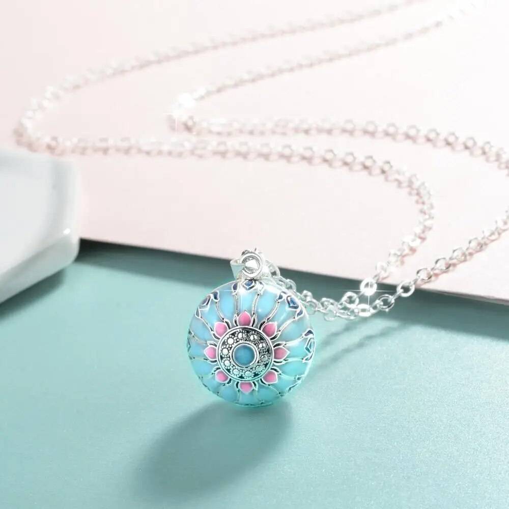 Lotus Pendant Necklace For Baby