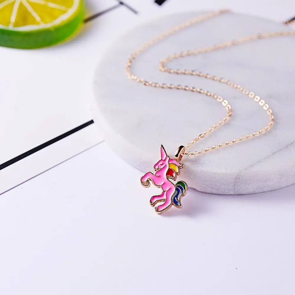 Unicorn Shaped Necklace For Girls