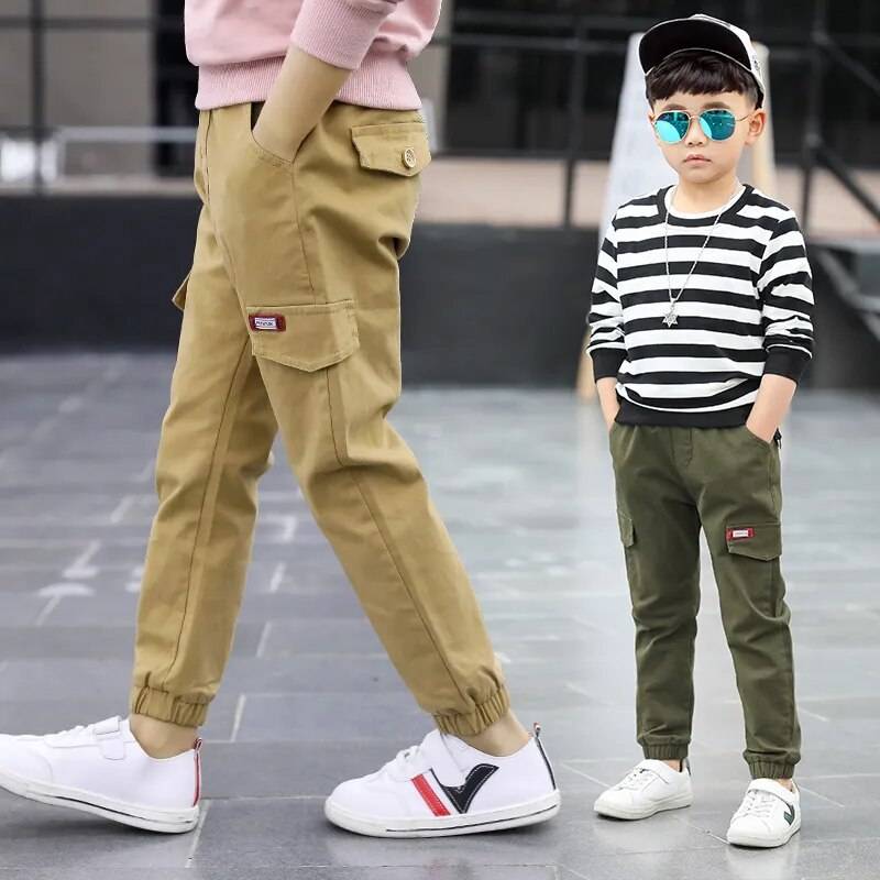 Cotton Cargo Pants For Boys