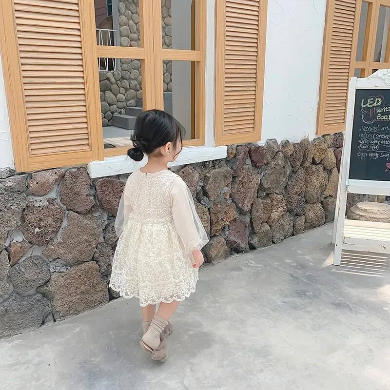 Long Sleeved Dress For Toddler Girl