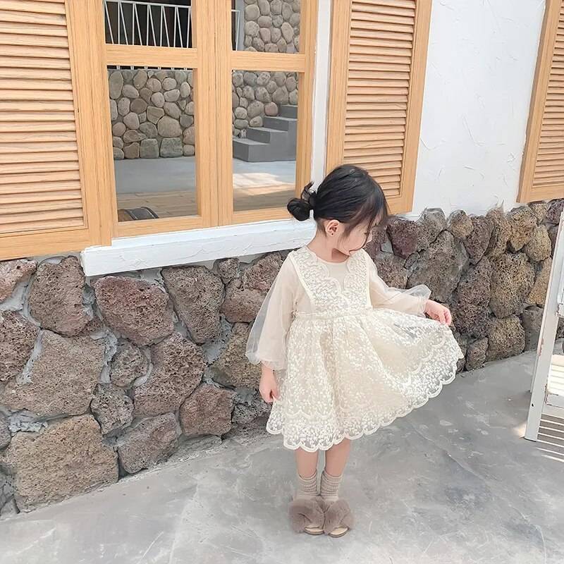 Long Sleeved Dress For Toddler Girl