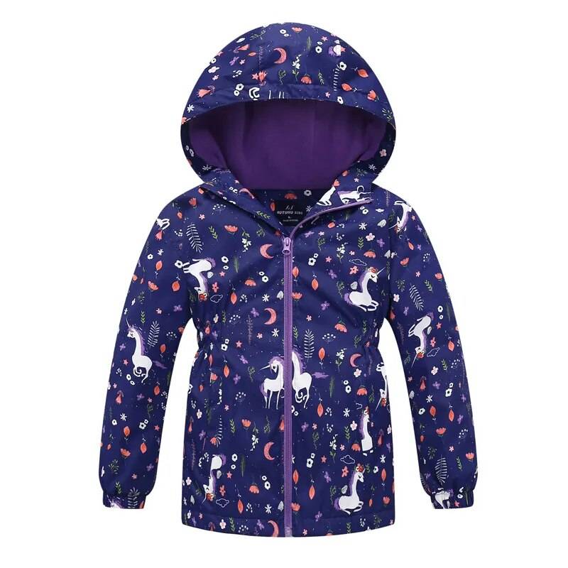 Children’s Hooded Windproof Jacket