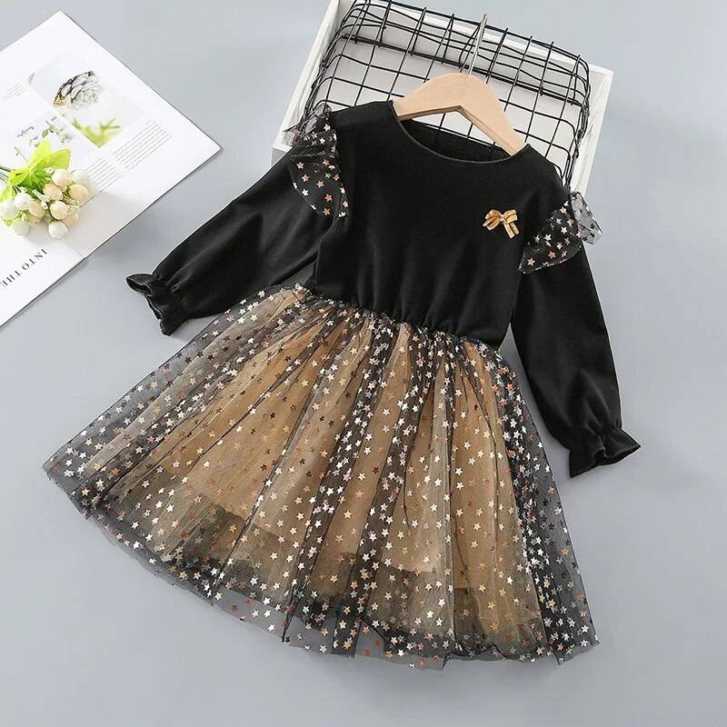 Pretty Autumn Dress for Girls