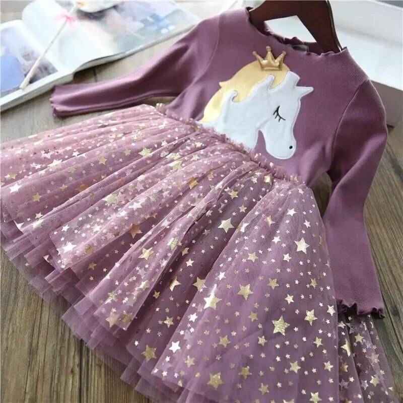 Pretty Autumn Dress for Girls