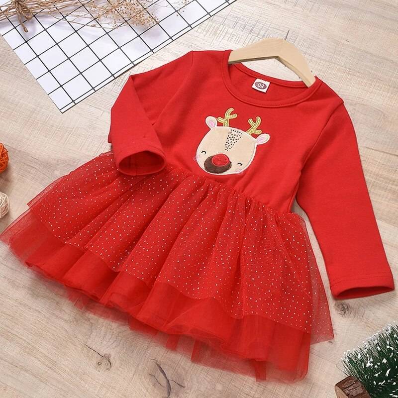 Pretty Autumn Dress for Girls