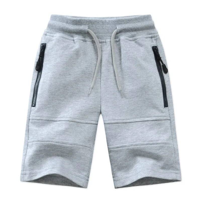 Zippered Pocket Sport Shorts For Boys