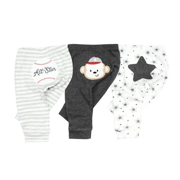 Cartoon Patches Pants For Baby