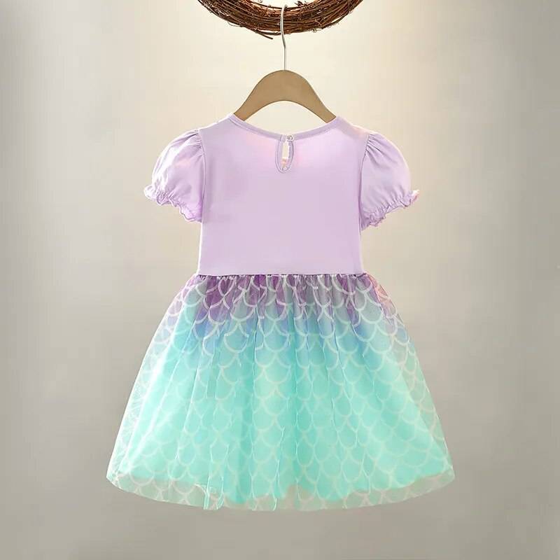 Summer Mermaid Dress for Girls