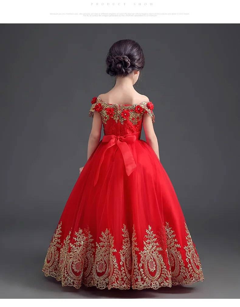 Luxurious Beaded Gown For Girls