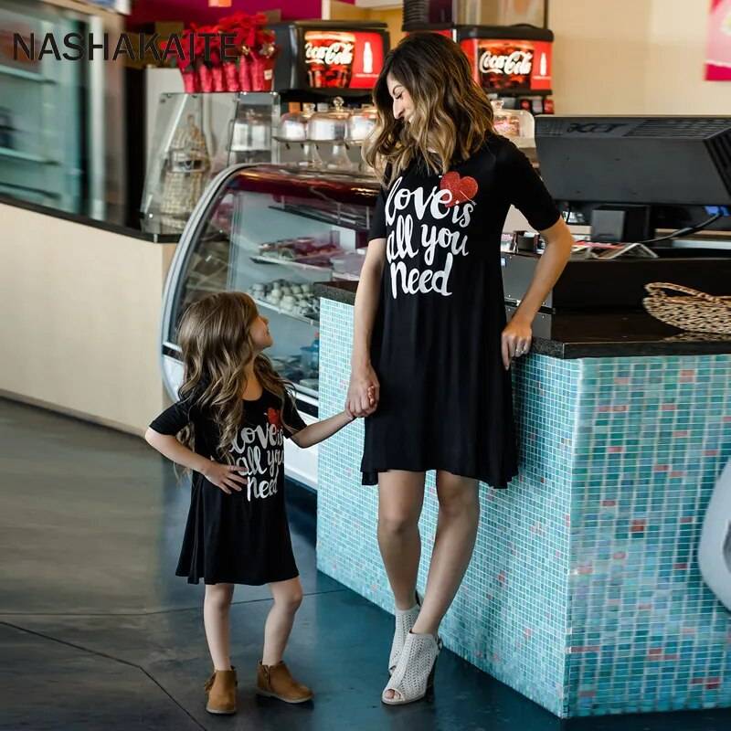 Mommy and Daughter Matching Dress