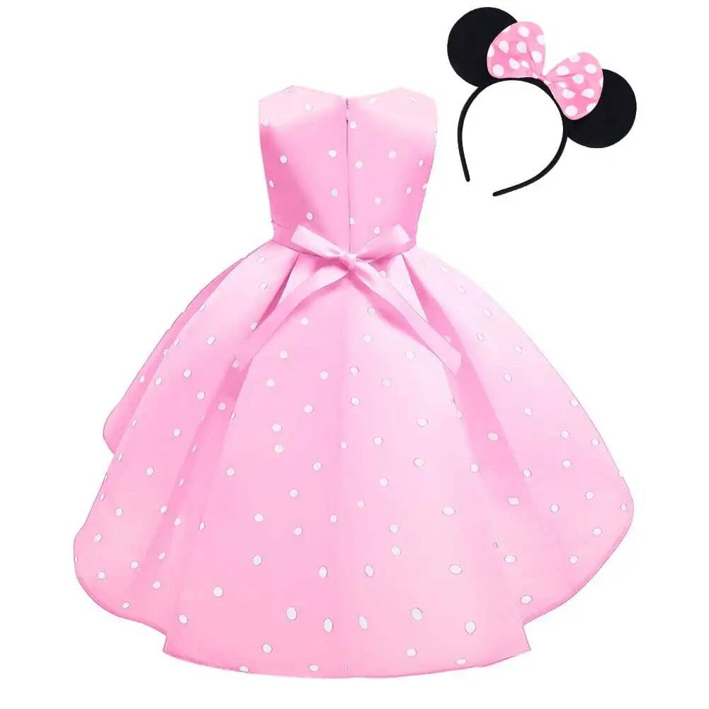 Fancy Minnie Dress Set with Headband