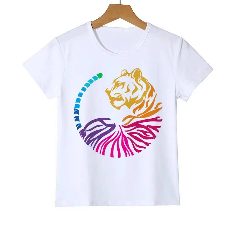 Tiger Printed T-Shirt For Kids